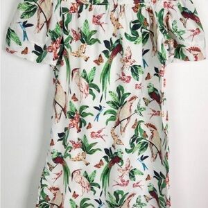 Ann Taylor Tropical Print Casual Dress